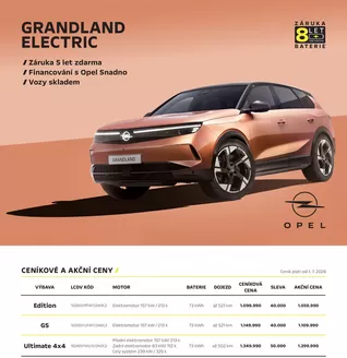 Opel katalog | OPEL GRANDLAND ELECTRIC | 2026-07-14T00:00:00.000Z - 2026-09-30T00:00:00.000Z