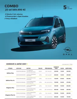 Opel katalog | OPEL COMBO | 2026-07-14T00:00:00.000Z - 2026-09-30T00:00:00.000Z