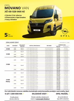 Opel katalog | OPEL MOVANO VAN | 2026-07-14T00:00:00.000Z - 2026-09-30T00:00:00.000Z