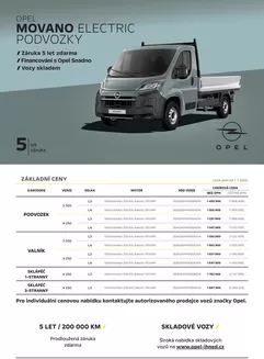 Opel katalog | OPEL MOVANO ELECTRIC PODVOZKY | 2026-07-14T00:00:00.000Z - 2026-09-30T00:00:00.000Z