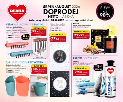Dedra katalog v Plzeň | Leták doprodej Srpen 2026 | 2026-08-01T00:00:00.000Z - 2026-08-31T00:00:00.000Z