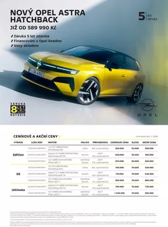 Opel katalog v Říčany | NOVÝ OPEL ASTRA HATCHBACK | 2026-07-28T00:00:00.000Z - 2026-09-30T00:00:00.000Z