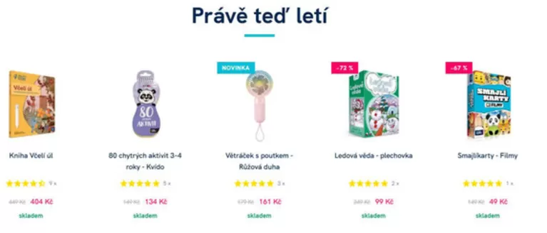 Albi katalog v Slavkov u Brna | Právě ted' letí | 2026-07-31T00:00:00.000Z - 2026-08-13T00:00:00.000Z
