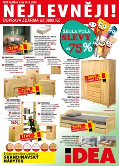 IDEA nábytek katalog v Slavkov u Brna | IDEA nábytek Aktuální leták | 2026-08-01T00:00:00.000Z - 2026-08-14T00:00:00.000Z