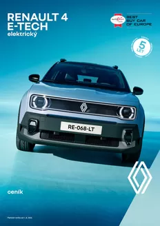 Renault katalog v Třinec | Renault 4 E-Tech Elektrický | 2026-08-05T00:00:00.000Z - 2026-08-31T00:00:00.000Z