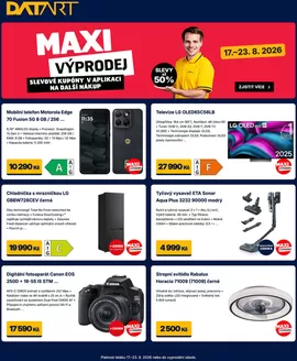 Datart katalog v Černošice | Aktuální speciální akce | 2026-08-17T00:00:00.000Z - 2026-08-23T00:00:00.000Z