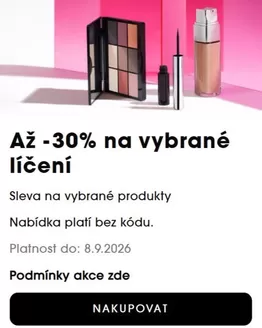 Sephora katalog | Až -30% na vybrané líčení | 2026-08-26T00:00:00.000Z - 2026-09-08T00:00:00.000Z