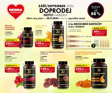 Dedra katalog v Hradec Králové | Leták doprodej Září 2026 | 2026-09-01T00:00:00.000Z - 2026-09-30T00:00:00.000Z