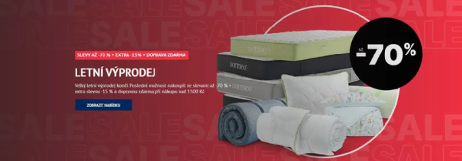 Dormeo katalog v Frýdek-Místek | LETNÍ VÝPRODEJ | 2026-09-08T00:00:00.000Z - 2026-09-08T00:00:00.000Z