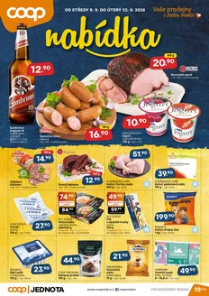 Coop katalog v Most | Aktuální výhodné nabídky a slevy | 2026-09-09T00:00:00.000Z - 2026-09-22T00:00:00.000Z