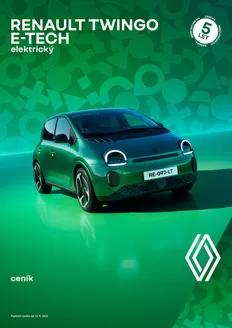 Renault katalog | Renault Twingo E-Tech Elektrický | 2026-09-15T00:00:00.000Z - 2026-09-28T00:00:00.000Z