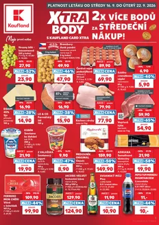 Kaufland katalog v Kladno | Nabídky pro lovce výhodných nákupů | 2026-09-16T00:00:00.000Z - 2026-09-22T00:00:00.000Z