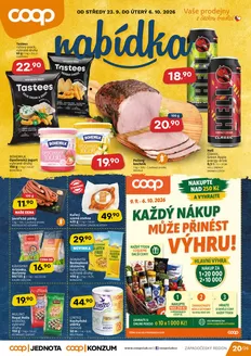 Coop katalog | Skvělá nabídka pro lovce výhodných nákupů | 2026-09-23T00:00:00.000Z - 2026-10-06T00:00:00.000Z