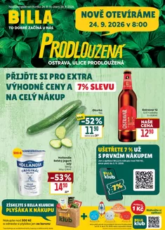 Billa katalog | Billa Speciál Ostrava | 2026-09-24T00:00:00.000Z - 2026-09-29T00:00:00.000Z