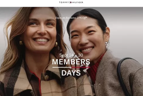 Tommy Hilfiger katalog v Třinec | Enjoy an Exclusive 25% Off | 2026-09-24T00:00:00.000Z - 2026-09-30T00:00:00.000Z