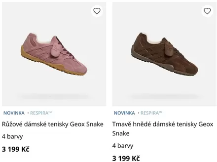 Geox katalog v Třinec | Geox Leták | 2026-09-24T00:00:00.000Z - 2026-10-06T00:00:00.000Z