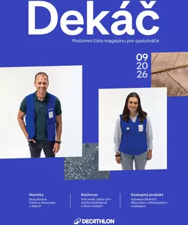 Decathlon katalog v Valašské Klobouky | Dekáč Září 2026 | 2026-09-25T00:00:00.000Z - 2026-10-05T00:00:00.000Z