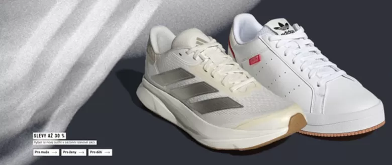 Adidas katalog v Plzeň | SLEVY AŽ 30% | 2026-09-25T00:00:00.000Z - 2026-10-08T00:00:00.000Z