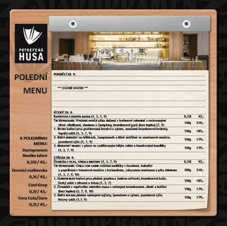 Potrefená Husa katalog | Polední menu | 2026-09-28T00:00:00.000Z - 2026-10-02T00:00:00.000Z