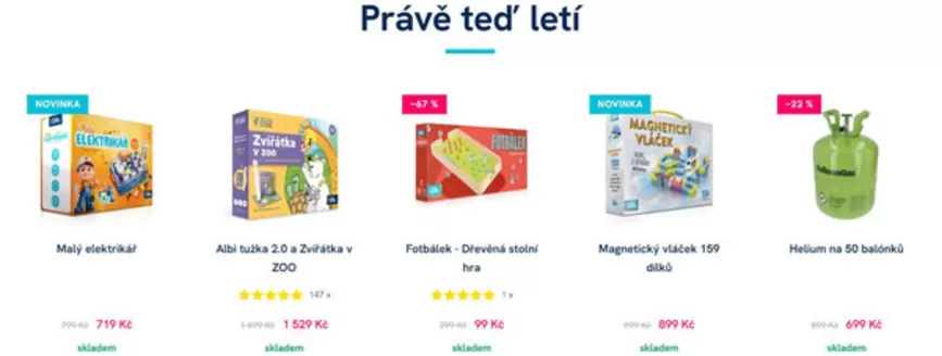 Albi katalog v Slavkov u Brna | Právě teď letí | 2026-09-28T00:00:00.000Z - 2026-10-11T00:00:00.000Z
