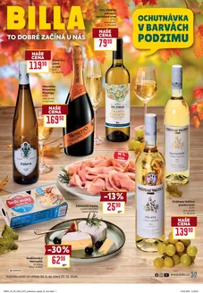 Billa katalog v Trhové Sviny | Billa Katalog Podzimní nápoje | 2026-09-30T00:00:00.000Z - 2026-10-20T00:00:00.000Z
