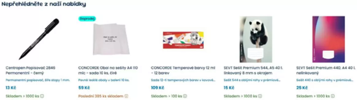 SEVT katalog | Nepřehlédněte z naší nabídky | 2026-10-02T00:00:00.000Z - 2026-10-07T00:00:00.000Z