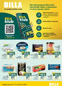 Billa katalog | Billa Leták BILLA klub | 2026-10-07T00:00:00.000Z - 2026-10-20T00:00:00.000Z