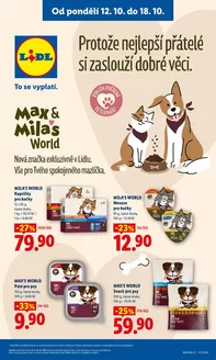 Lidl katalog | Vše pro Tvého spokojeného mazlíčka | 2026-10-12T00:00:00.000Z - 2026-10-18T00:00:00.000Z
