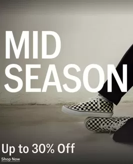 Vans katalog v Frýdek-Místek | Mid Season Up to 30% Off | 2026-10-12T00:00:00.000Z - 2026-10-14T00:00:00.000Z