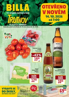 Billa katalog v Neratovice | Billa Speciál Trutnov | 2026-10-14T00:00:00.000Z - 2026-10-20T00:00:00.000Z
