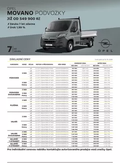 Opel katalog v Mladá Boleslav | Opel Movano Podvozky | 2026-10-13T00:00:00.000Z - 2026-12-31T00:00:00.000Z