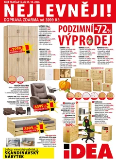 IDEA nábytek katalog | IDEA nábytek Aktuální leták | 2026-10-15T00:00:00.000Z - 2026-10-31T00:00:00.000Z
