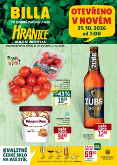 Billa katalog | Billa Speciál Hranice | 2026-10-21T00:00:00.000Z - 2026-10-27T00:00:00.000Z