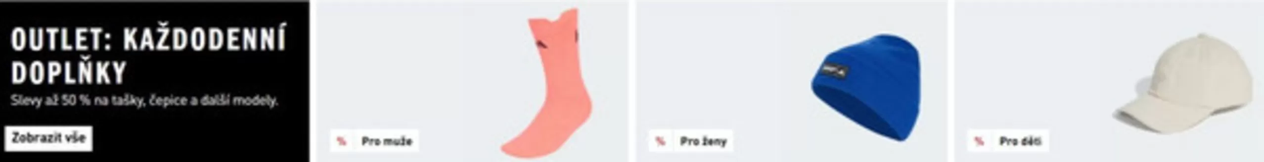 Adidas katalog v Břeclav | KAŽDODENNÍ DOPLŇKY Slevy až 50% | 2026-10-22T00:00:00.000Z - 2026-11-04T00:00:00.000Z