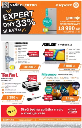 Expert katalog v Ostrava | Expert Akční leták | 2025-07-17T00:00:00.000Z - 2025-07-23T00:00:00.000Z