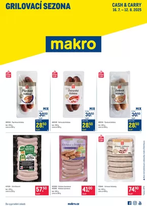Makro katalog v Hradec Králové | Grilovací sezona | 2025-07-16T00:00:00.000Z - 2025-08-12T00:00:00.000Z