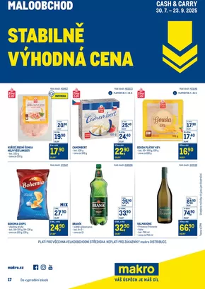 Makro katalog v Mladá Boleslav | Speciální nabídky pro vás | 2025-07-30T00:00:00.000Z - 2025-09-23T00:00:00.000Z