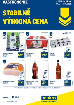 Makro katalog v Brno | Nabídky pro lovce výhodných nákupů | 2025-07-30T00:00:00.000Z - 2025-09-23T00:00:00.000Z
