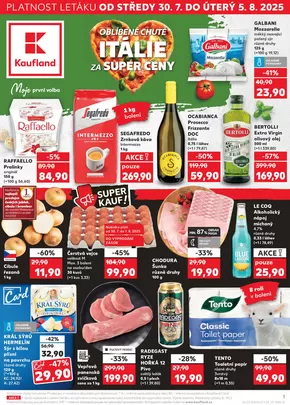 Kaufland katalog v Karlovy Vary | Kaufland leták | 2025-07-30T00:00:00.000Z - 2025-08-05T00:00:00.000Z