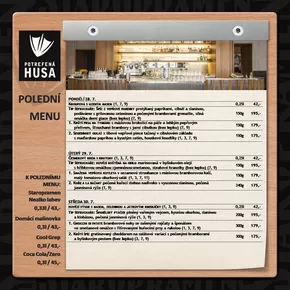Potrefená Husa katalog v Lovosice | Polední menu | 2025-07-28T00:00:00.000Z - 2025-08-01T00:00:00.000Z