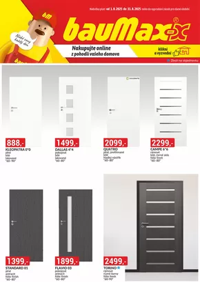 Baumax katalog v Karlovy Vary | Exkluzivní nabídky a výhodné nabídky | 2025-08-01T00:00:00.000Z - 2025-08-31T00:00:00.000Z