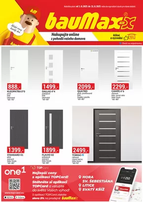Baumax katalog v Most | Exkluzivní nabídky a výhodné nabídky | 2025-08-01T00:00:00.000Z - 2025-08-31T00:00:00.000Z