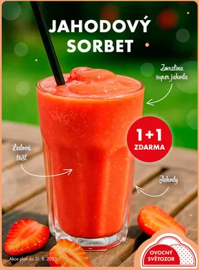 Ovocný Světozor katalog v Kolín | Jahodový Sorbet v akci 1+1 | 2025-08-01T00:00:00.000Z - 2025-08-31T00:00:00.000Z