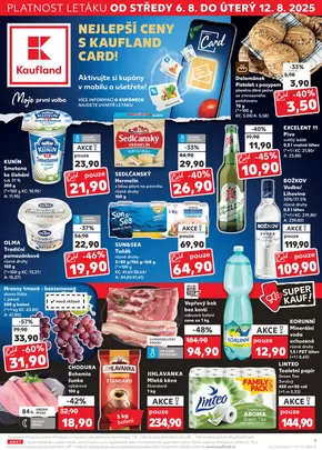Kaufland katalog v Jablonec nad Nisou | Kaufland leták | 2025-08-06T00:00:00.000Z - 2025-08-12T00:00:00.000Z