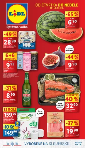 Lidl katalog v Moravské Budějovice | Top nabídky a slevy | 2025-08-07T00:00:00.000Z - 2025-08-17T00:00:00.000Z
