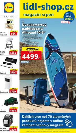 Lidl katalog v Moravské Budějovice | lidl-shop.cz magazín srpen | 2025-08-07T00:00:00.000Z - 2025-08-24T00:00:00.000Z
