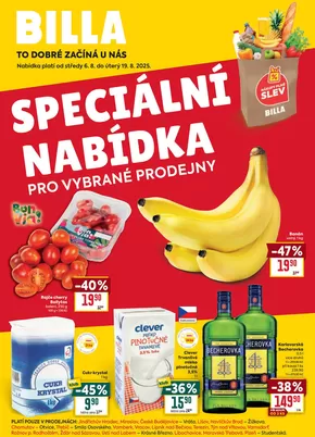 Billa katalog v Kralupy nad Vltavou | Billa Speciální nabídka: vybrané prodejny | 2025-08-06T00:00:00.000Z - 2025-08-19T00:00:00.000Z