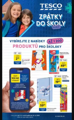 Tesco katalog | Aktuální výhodné nabídky a slevy | 2025-08-11T00:00:00.000Z - 2025-09-14T00:00:00.000Z