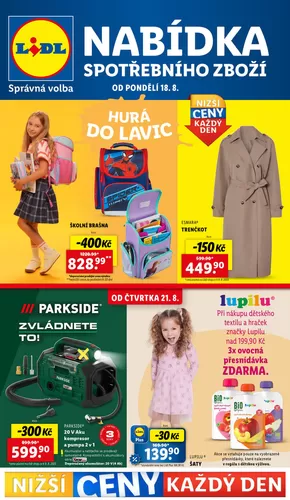 Lidl katalog v Ústí nad Labem | Atraktivní speciální nabídky pro všechny | 2025-08-14T00:00:00.000Z - 2025-08-24T00:00:00.000Z