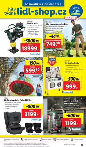 Lidl katalog v Ústí nad Labem | Hity týdne se slevou až 300 Kč | 2025-08-14T00:00:00.000Z - 2025-08-24T00:00:00.000Z